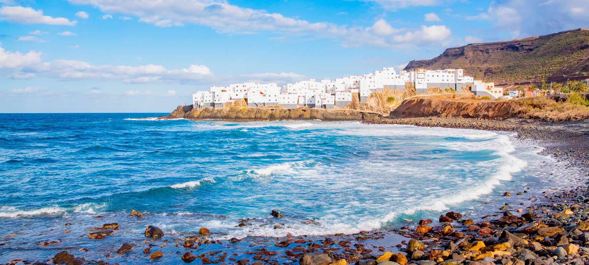 Playa de San Felipe de Santa Maria de Guia en Gran Canaria, Islas Canarias Playa de San Felipe de Santa Maria de Guia en Gran Canaria, Islas Canarias