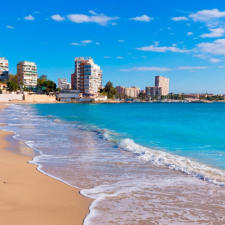 Strand San Juan in Alicante, Valencianische Gemeinschaft
