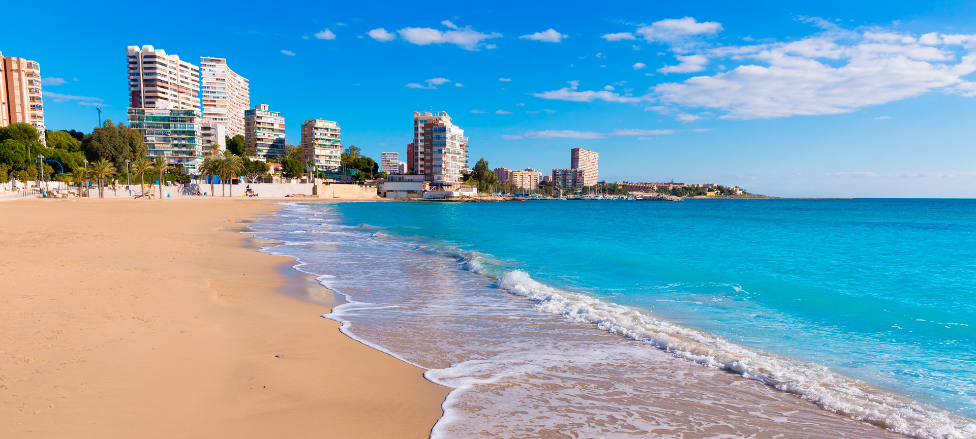 Spiaggia di San Juan ad Alicante, Comunità Valenciana Spiaggia di San Juan ad Alicante, Comunità Valenciana