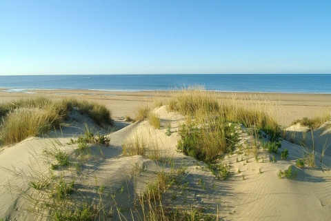 Strand Santa Pura de Lepe in Huelva, Andalusien