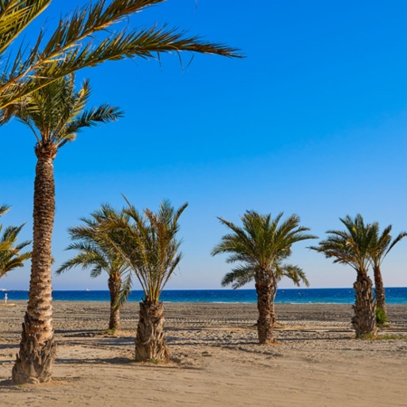 Praia Tamarit em Santa Pola, Alicante