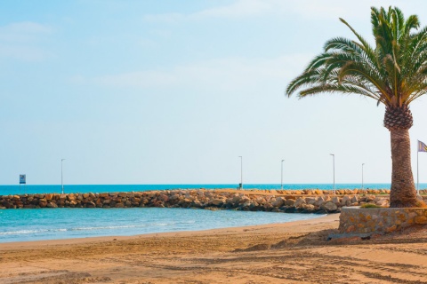 Playa de Torrenostra de Torreblanca en Castellón, Comunidad Valenciana