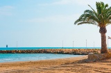 Praia de Torrenostra de Torreblanca, em Castellón (Comunidade Valenciana)