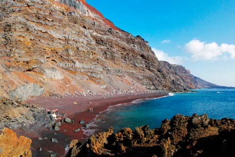 Playa El Verodal en El Hierro, Islas Canarias