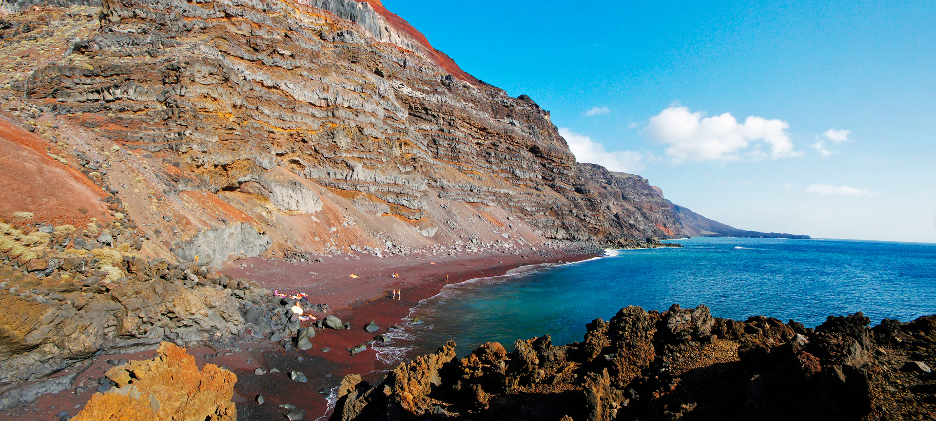 Playa El Verodal en El Hierro, Islas Canarias Playa El Verodal en El Hierro, Islas Canarias