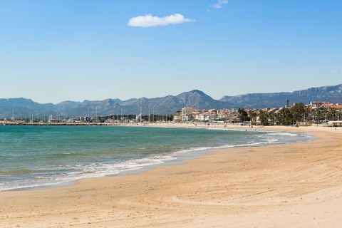 Plage de Vilafortuny de Cambrils à Tarragone, Catalogne