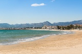 Praia de Vilafortuny de Cambrils, em Tarragona (Catalunha)