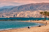 Plage de Zapillo dans la province d’Almería, Andalousie