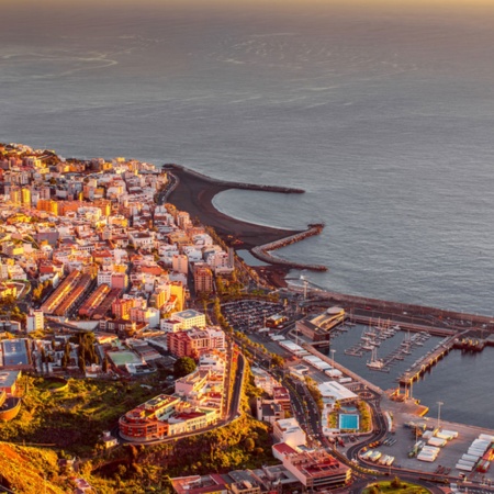 Views of Santa Cruz de La Palma