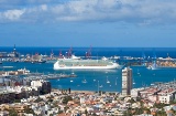 Cruzeiro no porto de Las Palmas