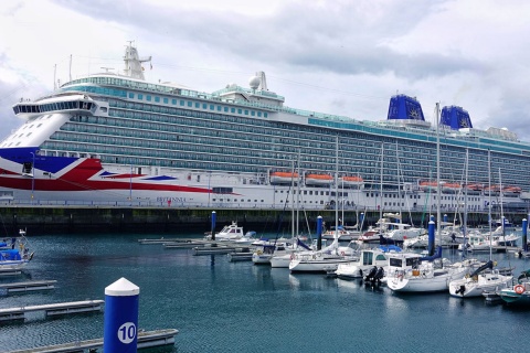 A Coruña port