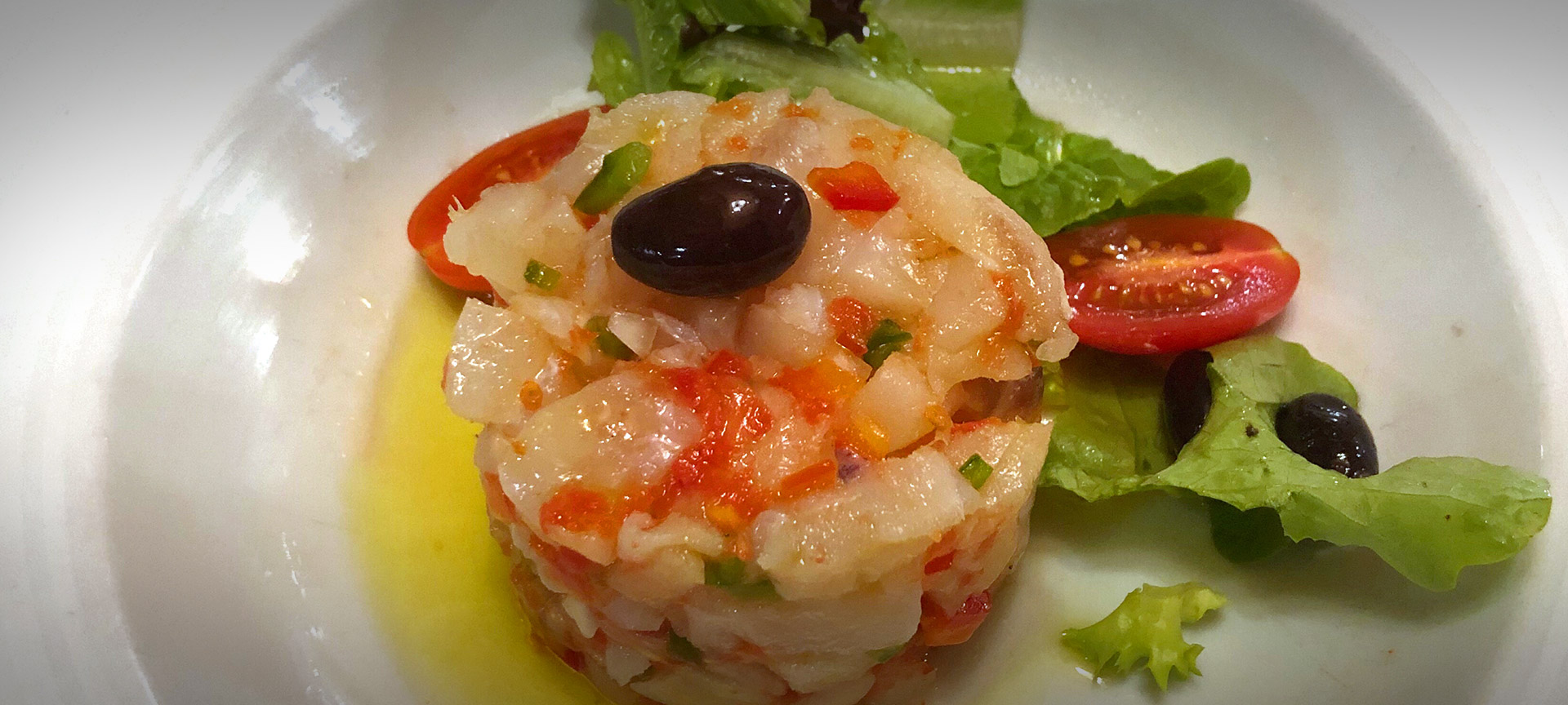 Esqueixada de bacalao