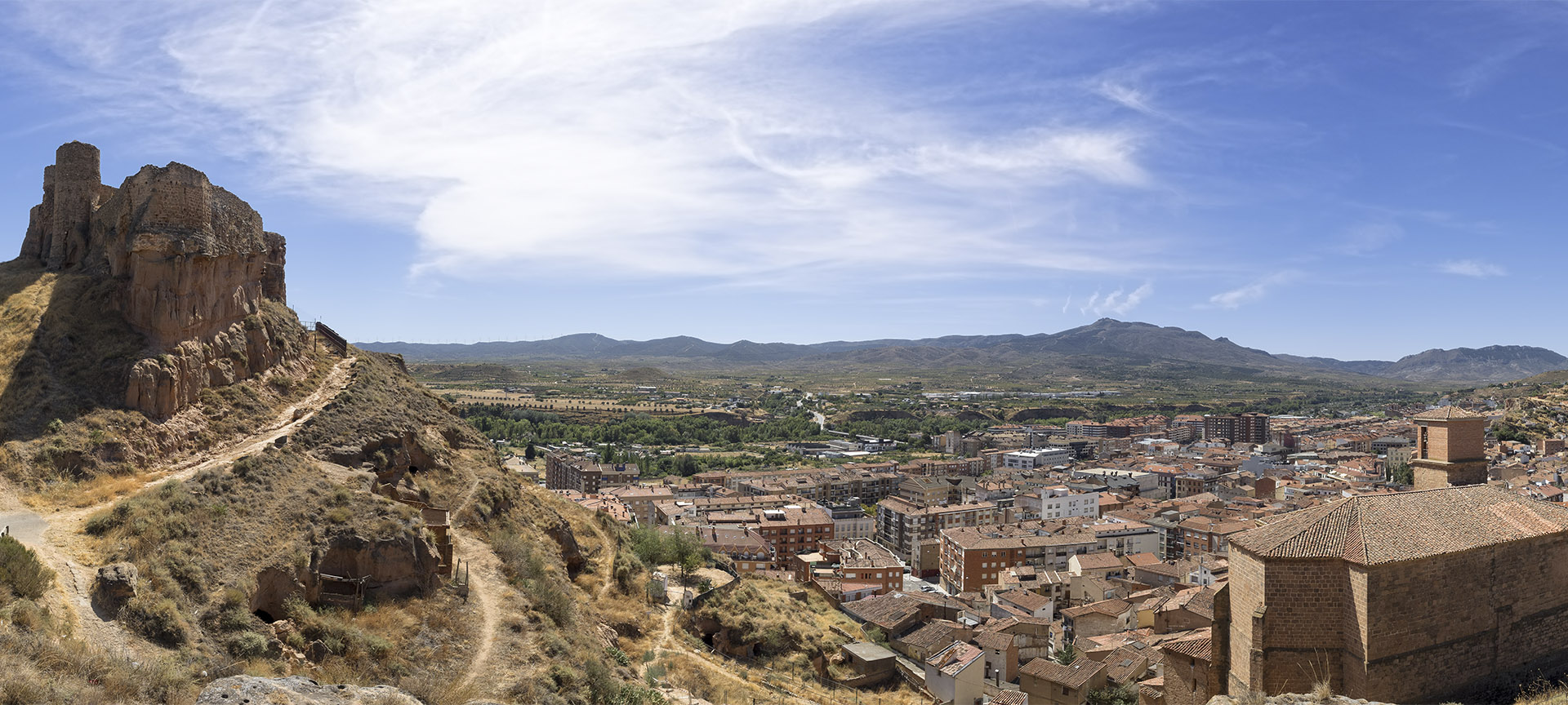 Widok na Arnedo (La Rioja)