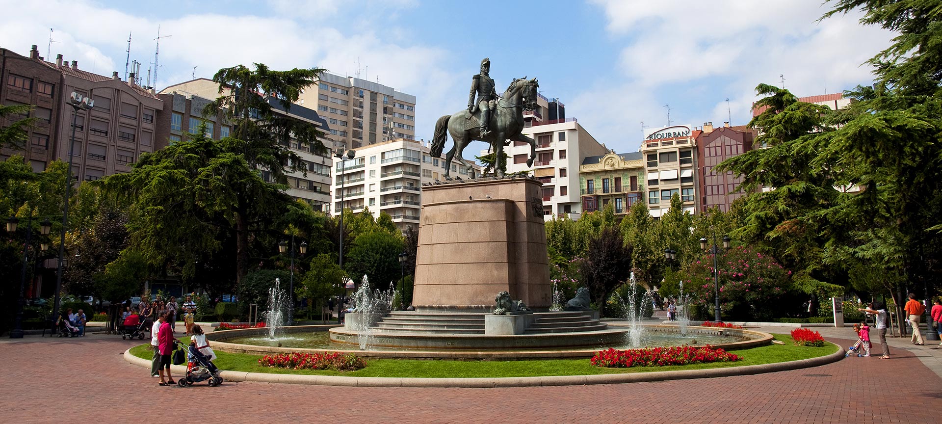 Paseo del Espolón de Logroño (La Rioja)
