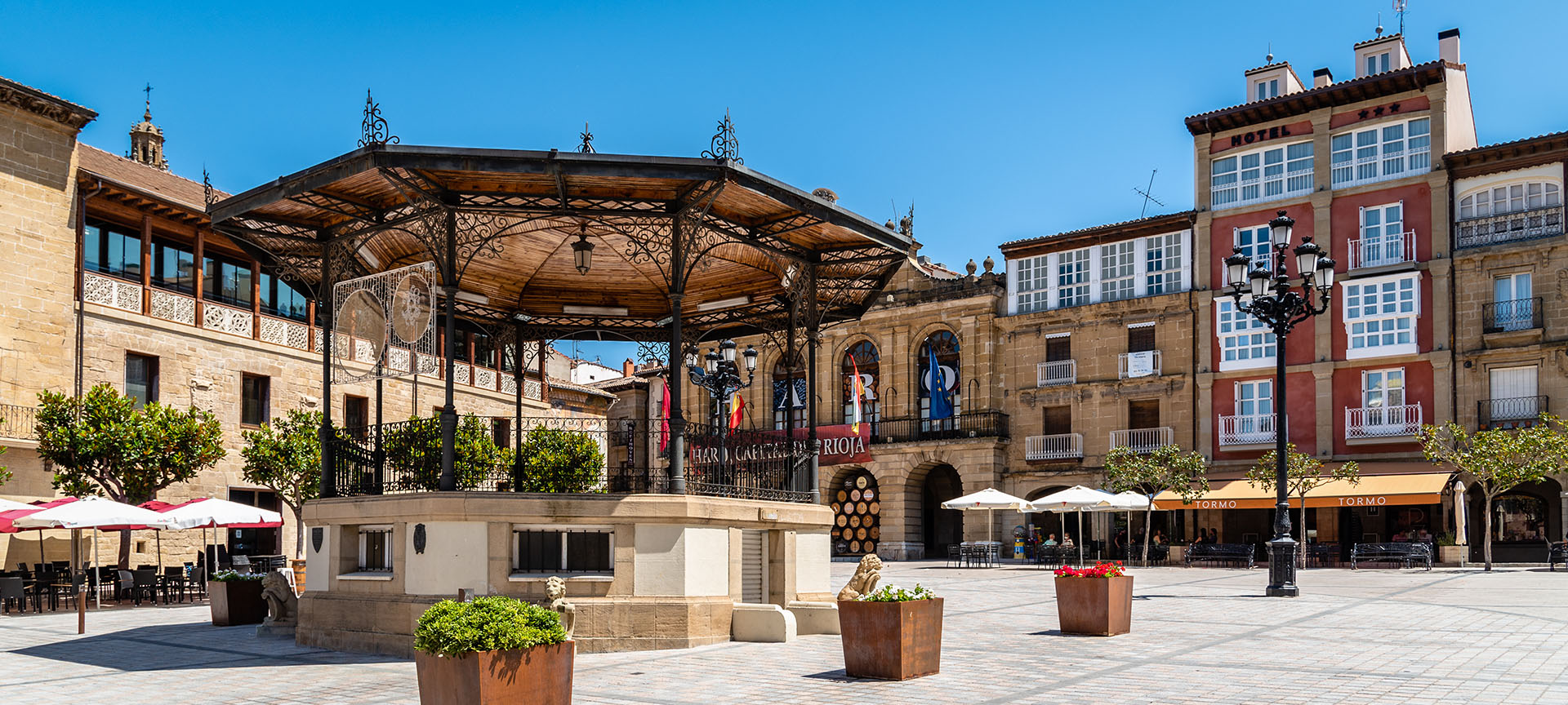 Panoramic view of Haro (La Rioja)