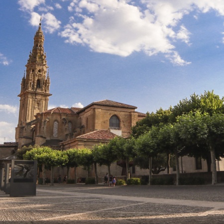 View of Santo Domingo de la Calzada Cathedral in La Rioja