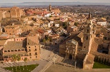 Veduta aerea di Calahorra. La Rioja