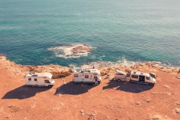 Caravans with views of the sea in Torrevieja, Alicante