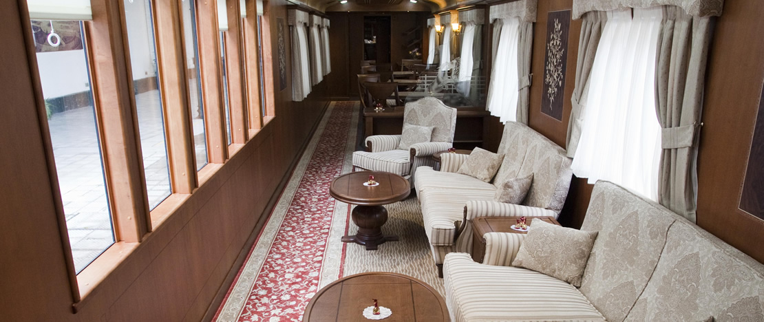 トランスカンタブリコ・グラン・ルホ号の車内