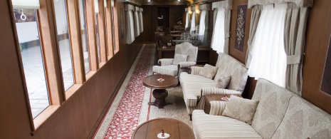 Inside the Transcantábrico Gran Lujo train