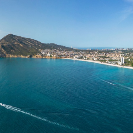 Panoramica di L'Alfàs del Pí (Alicante, Comunità Valenciana)