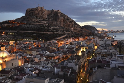 Panoramic view of Alicante (Region of Valencia)