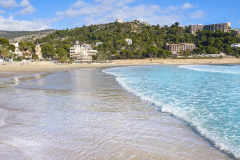 Plaża Voramar w Benicasim-Benicàssim (Castellón, Wspólnota Walencji)