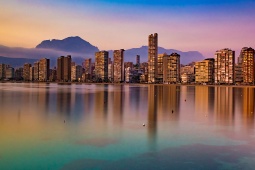 Vue de Benidorm, Alicante