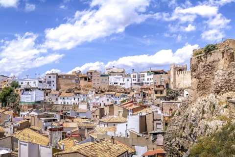 Veduta di Buñol (Valencia, Comunità Valenciana)