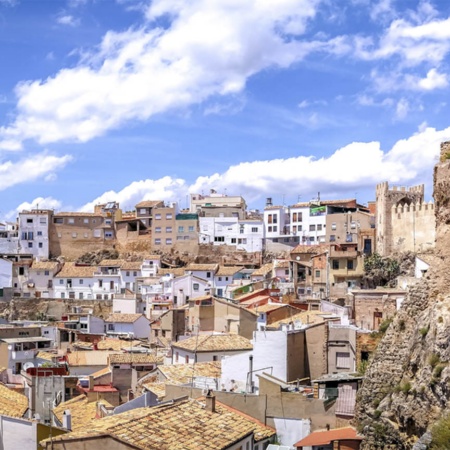 Vista de Buñol (Valência, Comunidade Valenciana)