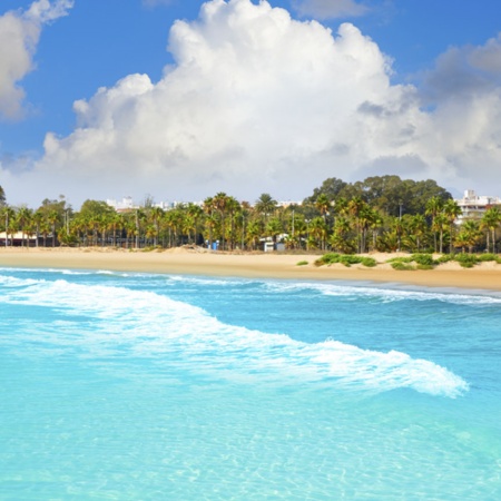 View of Burriana beach (Castellón, Valencian Community)