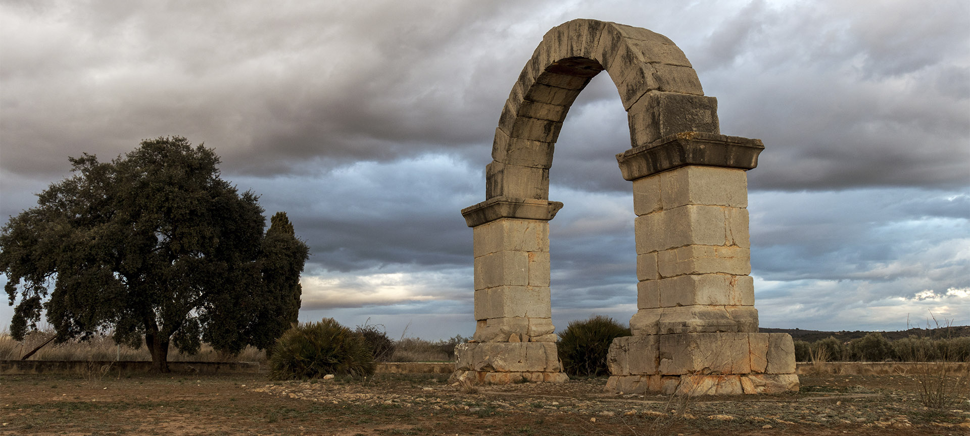 Roman arch in Cabanes (Castellón, Valencian Community)