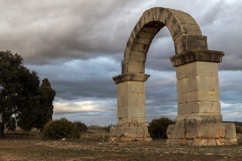 Roman arch in Cabanes (Castellón, Valencian Community)