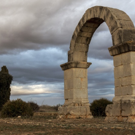 Roman arch in Cabanes (Castellón, Valencian Community)
