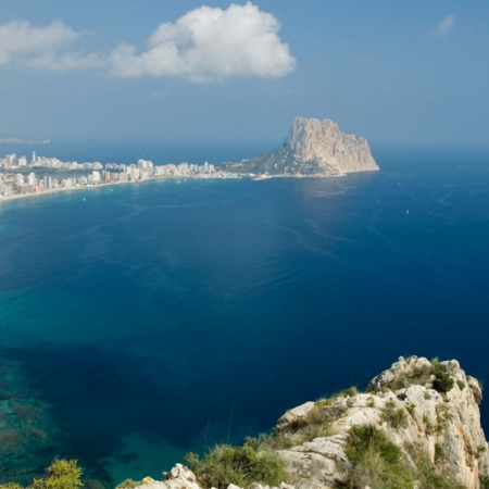 Aerial view of Calpe. Alicante