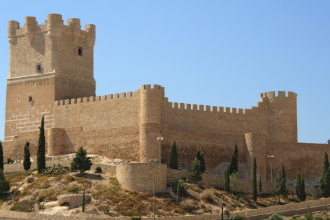 Burg von la Atalaya in Villena (Alicante, Region Valencia)