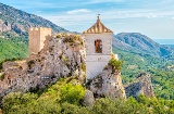 Widok na Guadalest, w Alicante (Wspólnota Walencka)