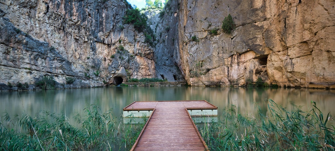 Charco Azul près de Chulilla à Valence, région de Valence