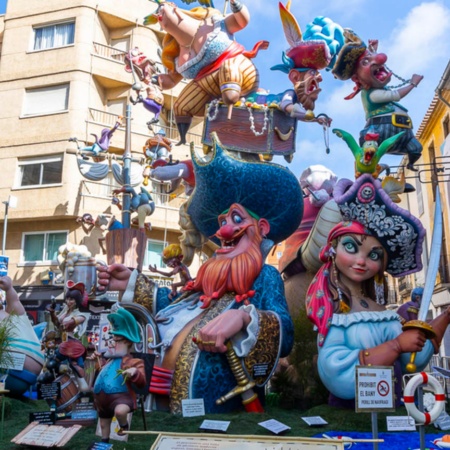 Las Fallas of Gandía, Valencia, Region of Valencia