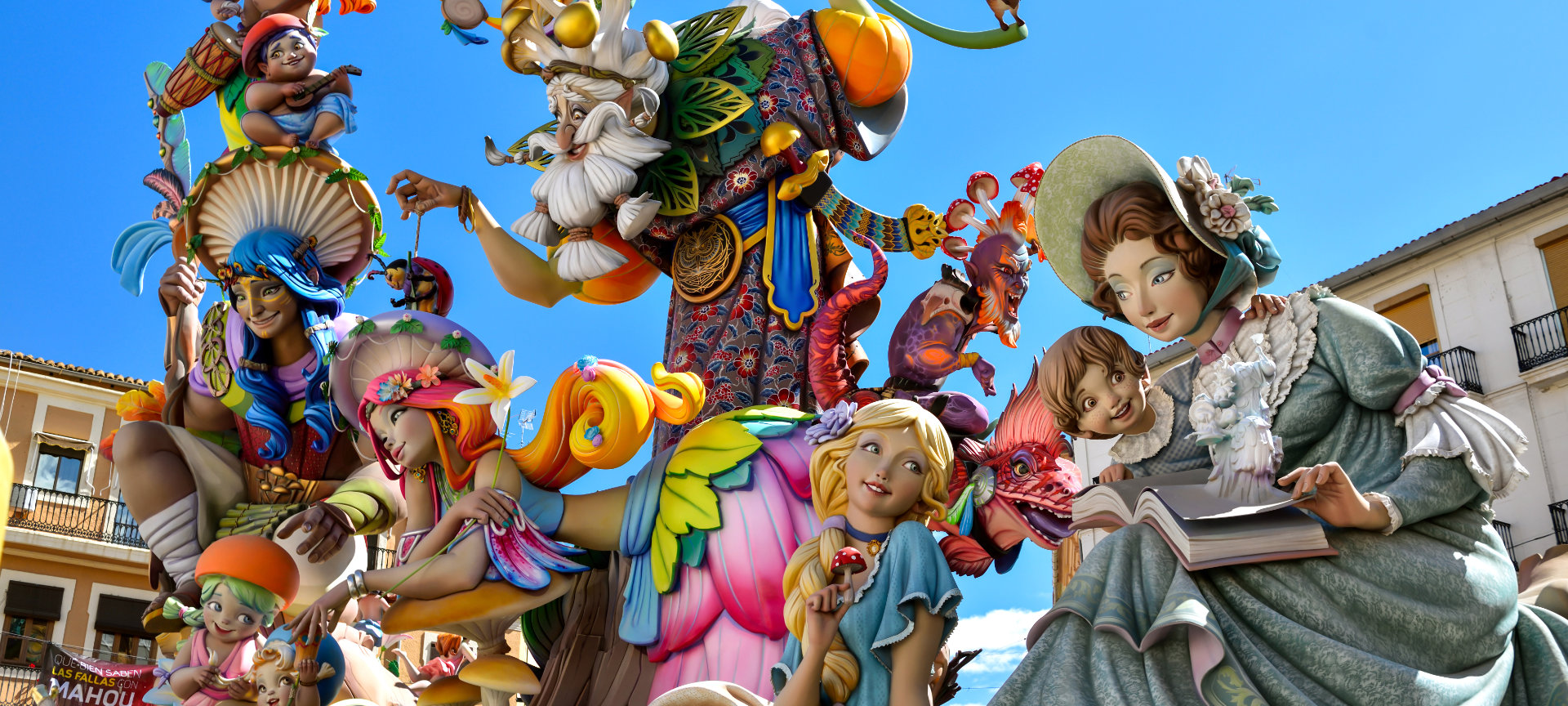 Détail des Fallas à Valence