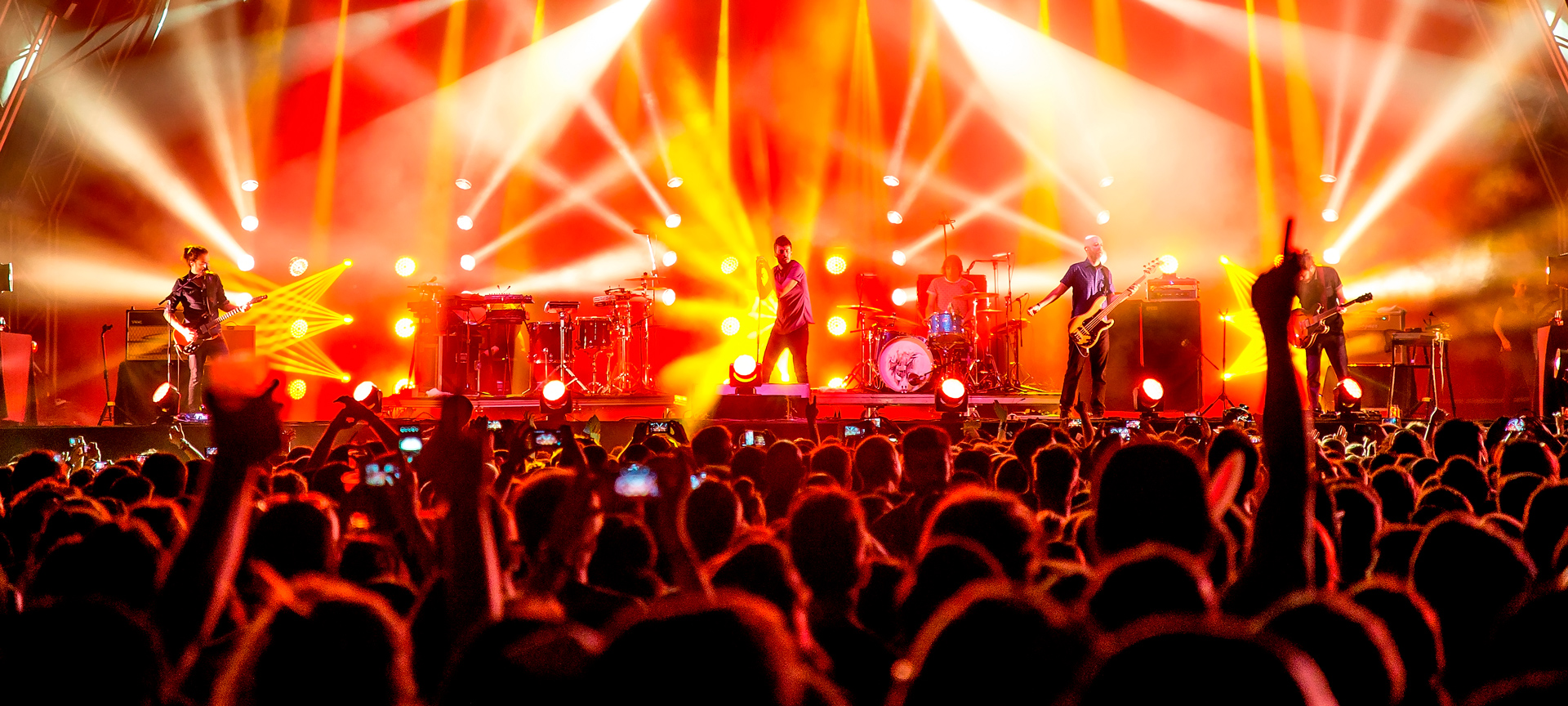 Koncert podczas Międzynarodowego Festiwalu w Benicàssim w Castellón, Wspólnota Walencka Koncert podczas Międzynarodowego Festiwalu w Benicàssim w Castellón, Wspólnota Walencka