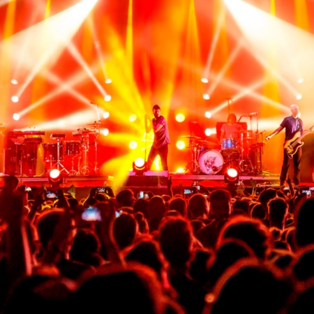 Concert at the Benicàssim International Festival in Castellón, Region of Valencia