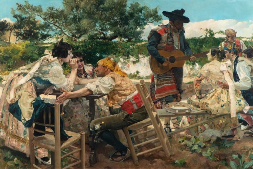 Fiesta valenciana, Joaquín Sorolla. Colección particular