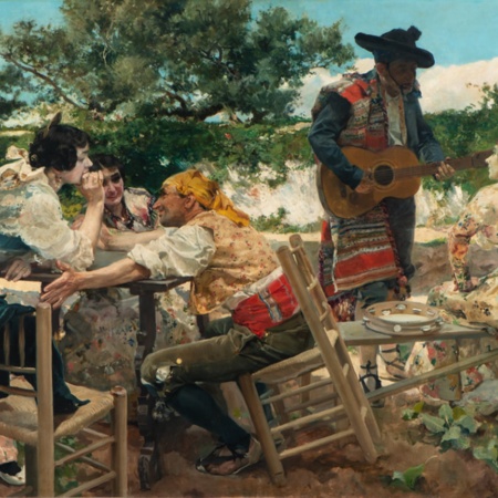 Fête valencienne, Joaquín Sorolla. Collection particulière