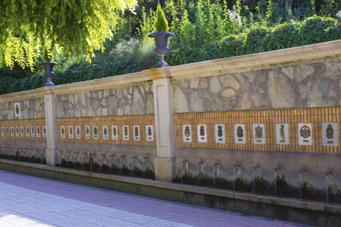 Fountain of the 50 spouts in Segorbe, Castellón (Valencian Community)