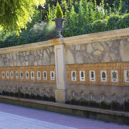 Fountain of the 50 spouts in Segorbe, Castellón (Valencian Community)