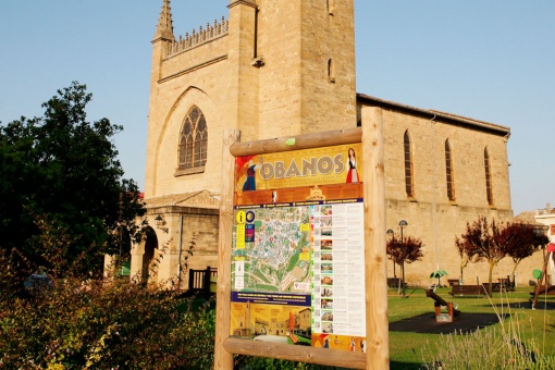 Kirche San Juan Bautista in Obanos, Navarra