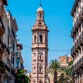 Igreja e torre de Santa Catalina. Valência