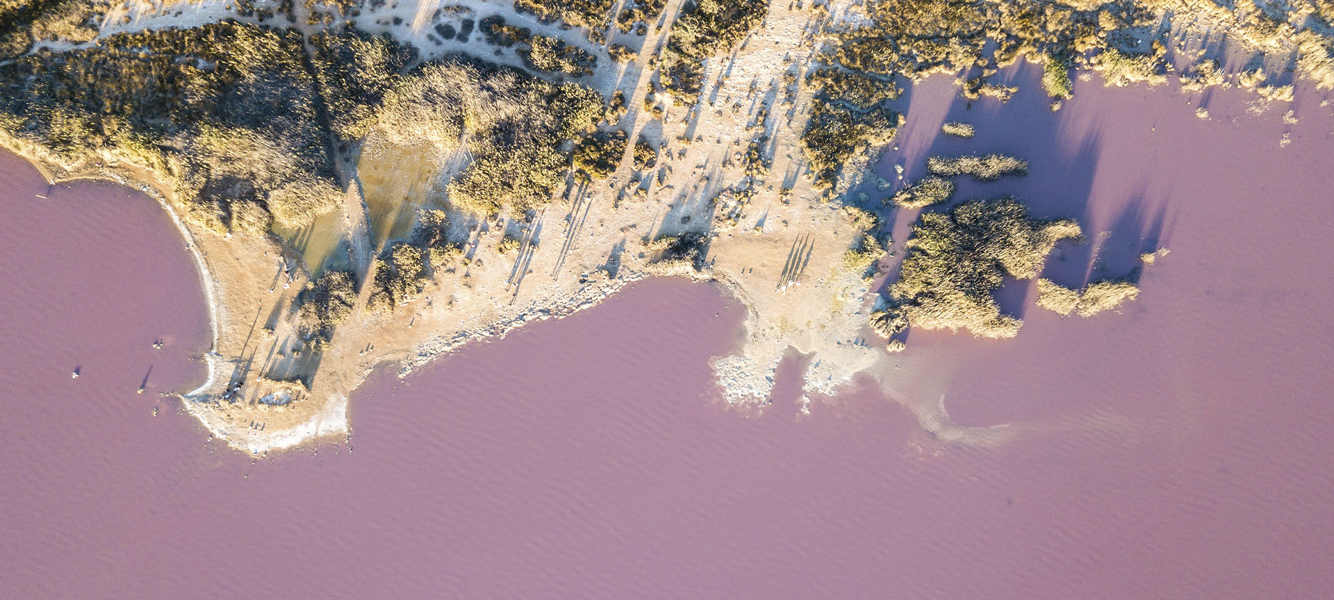 The Pink Lagoon in Torrevieja (Alicante, Valencian Community)