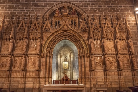 Chapel of the Holy Grail in the Diocesan Cathedral Museum of Valencia